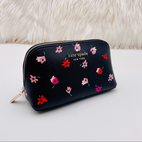 Kate Spade Ditsy Buds Cosmetic Case Pouch - Picture 2 of 7